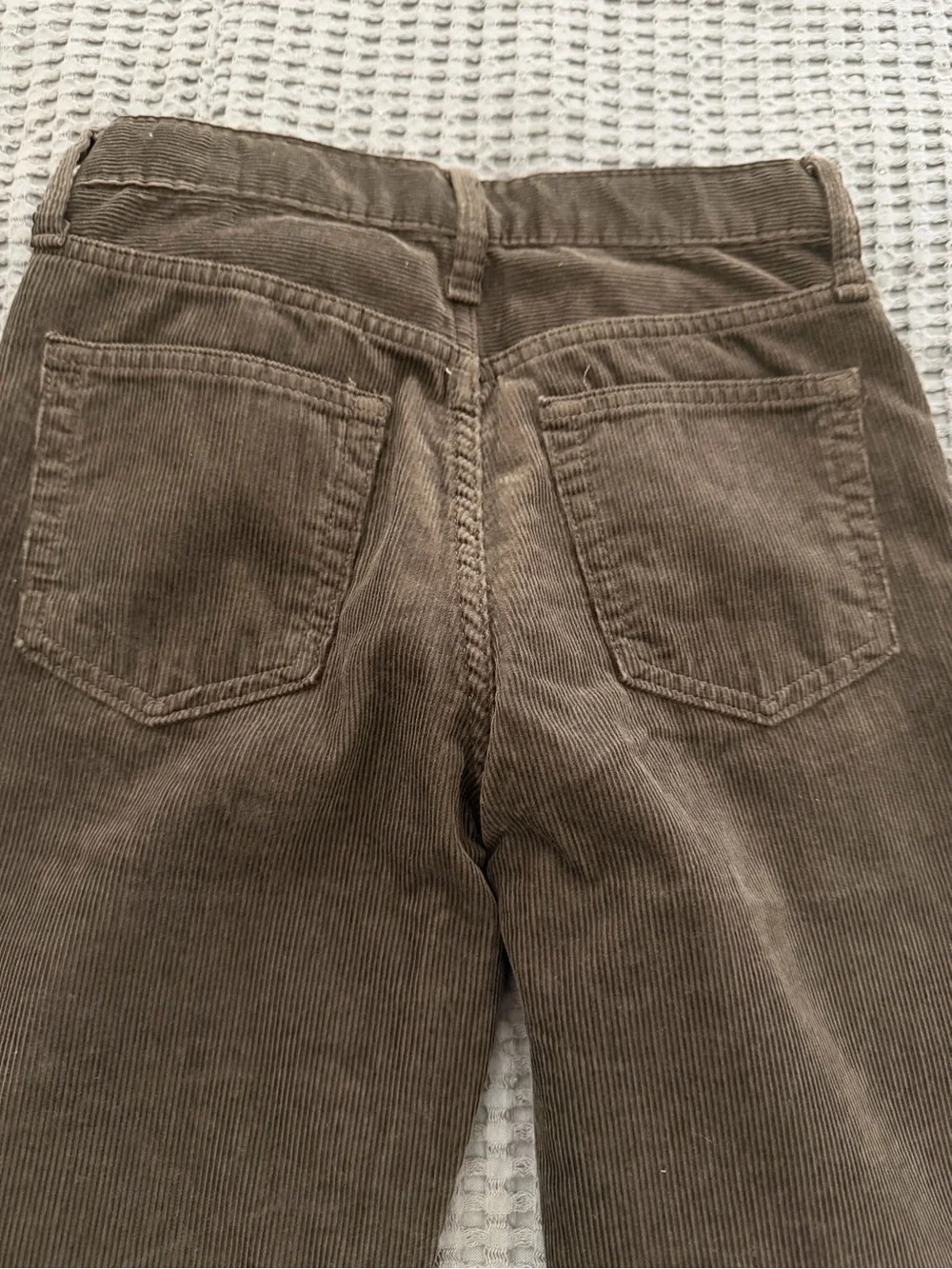 Gap Boys Corduroy Pants Brown Size 10 Straight Leg Adjustable Waist NWT